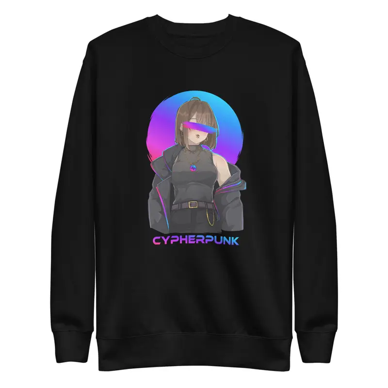 PulseChain Cypherpunk Girl Unisex Sweatshirt