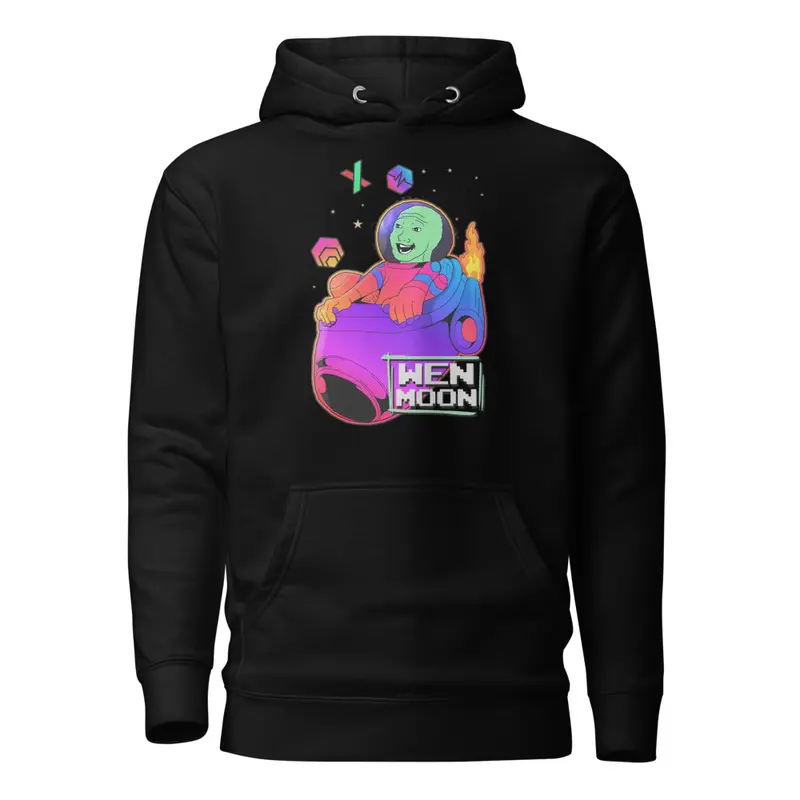 Wen Moon Wojak Unisex Hoodie